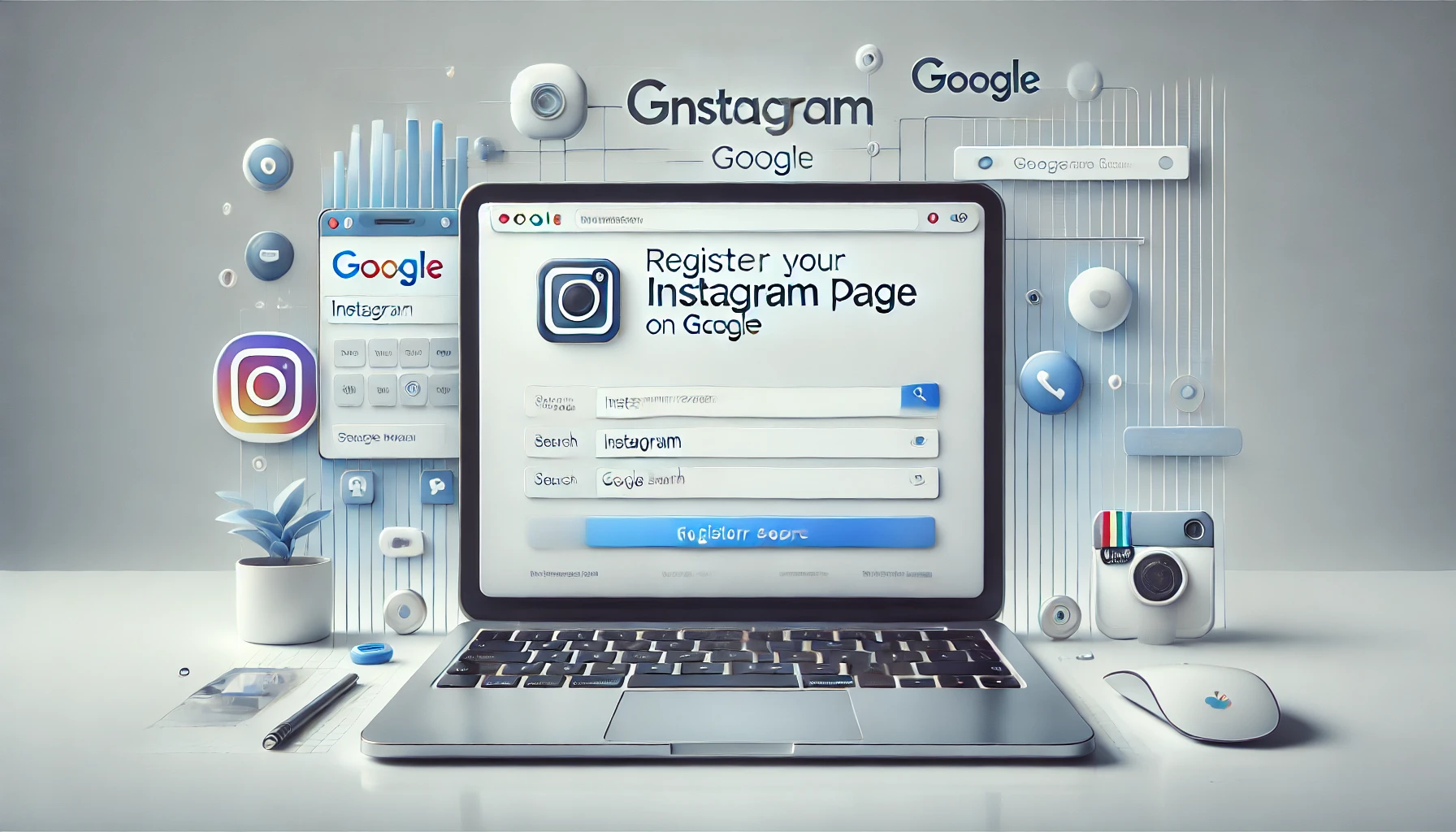 آموزش ثبت پیج اینستاگرام در گوگل