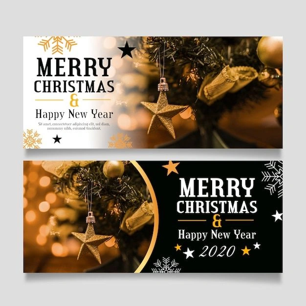 طراحی بنر تخفیف کریسمس