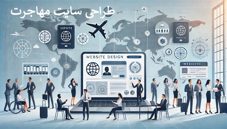 طراحی سایت مهاجرتی