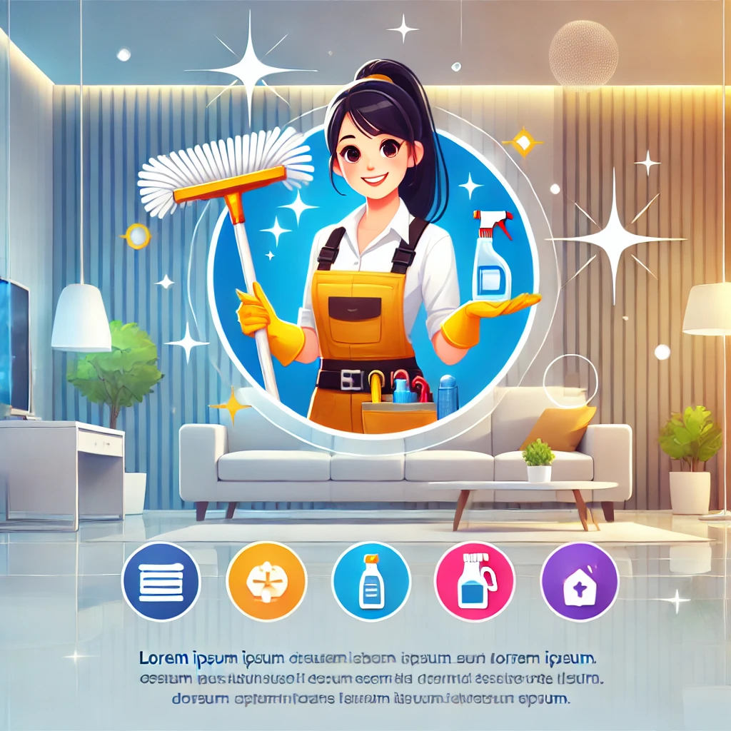 موشن گرفیک شرکت خدمات نظافت خانه