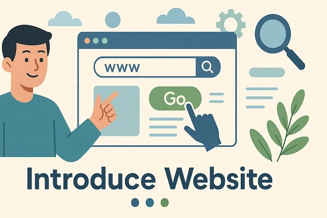 موشن گرافیک معرفی سایت