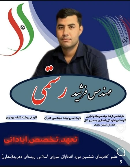 طراحی پوستر نامزد انتخابات