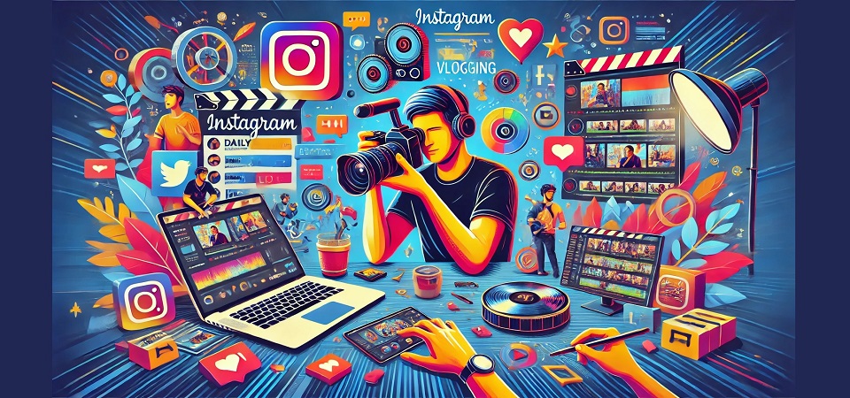 تهیه ولاگ روزانه اینستاگرام